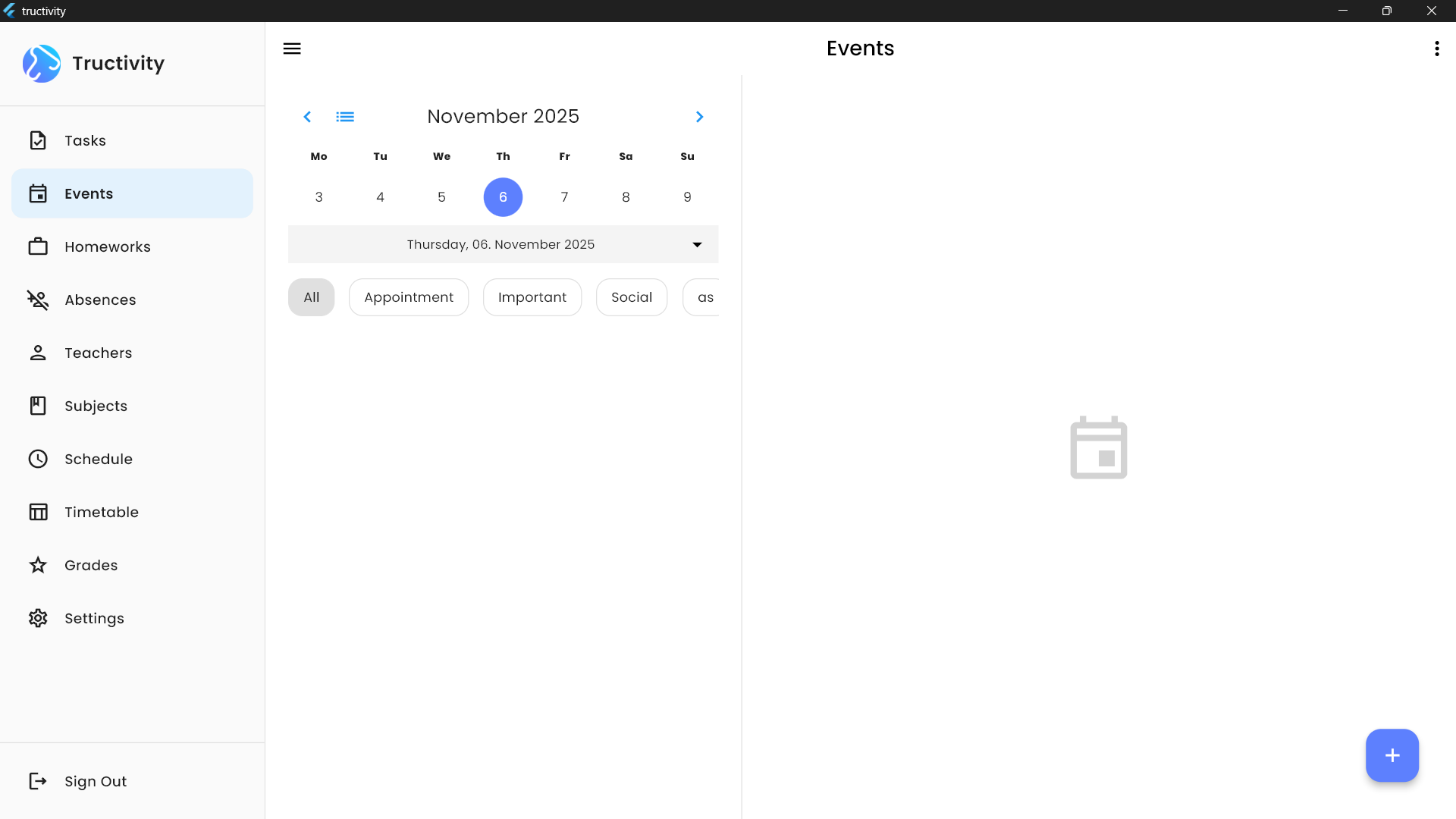 Tructivity Desktop App Interface